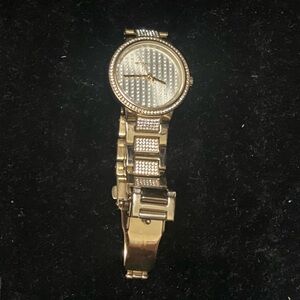 Classy gold pavé Michael Kors watch